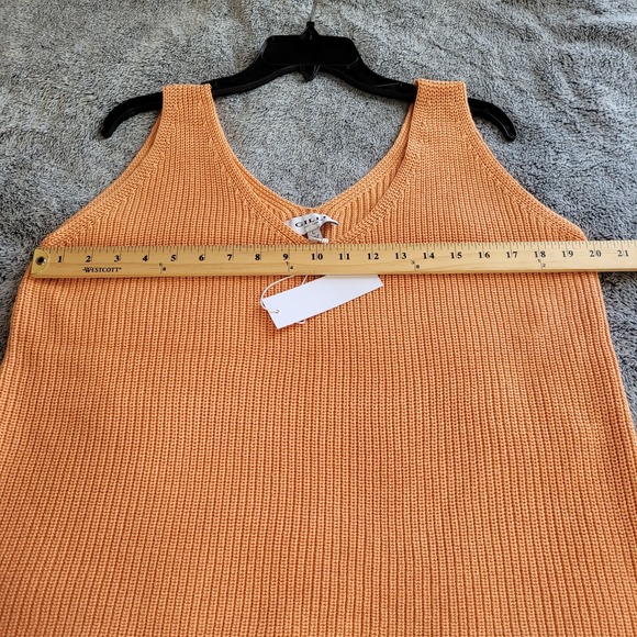 Gilli Womens Sweater Vest Top Large Fairy Cropped Knit Ribbed Y2K Preppy 17250x - Picture 7 of 9